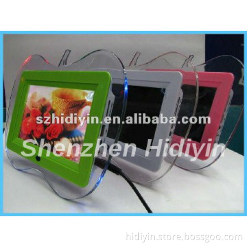 7inch good quality digital photo frame with multifunction